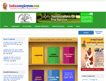 Tablet Screenshot of indianemployees.com